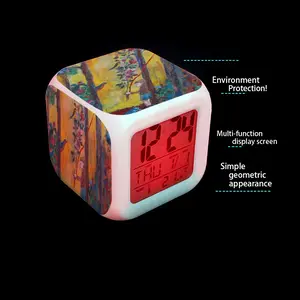 Angel Of Forest Colorful Mood Clock