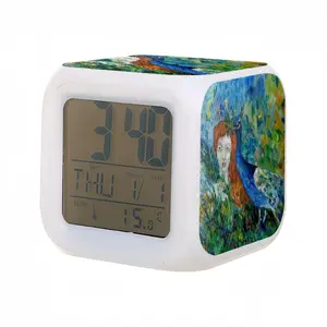 Angel Of Summer Colorful Mood Clock