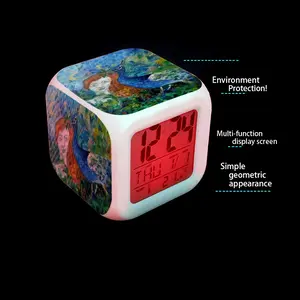 Angel Of Summer Colorful Mood Clock