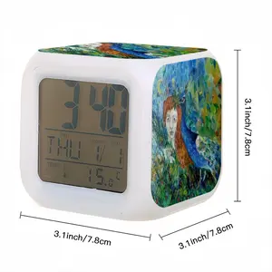 Angel Of Summer Colorful Mood Clock