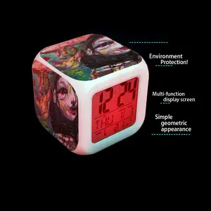 Visitation Colorful Mood Clock