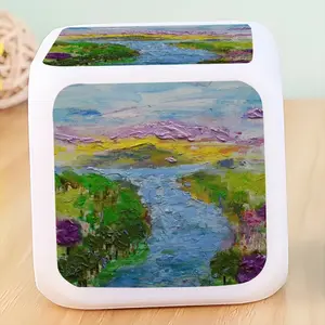 River Colorful Mood Clock