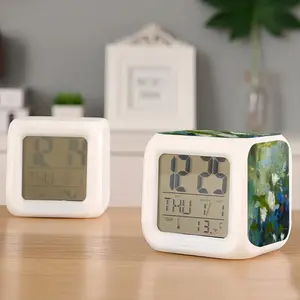 Water Lilies 1 Colorful Mood Clock