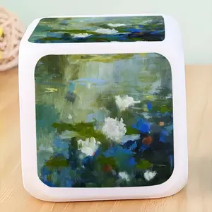 Water Lilies 1 Colorful Mood Clock