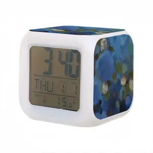 Water Lilies 2 Colorful Mood Clock