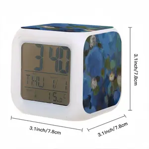 Water Lilies 2 Colorful Mood Clock