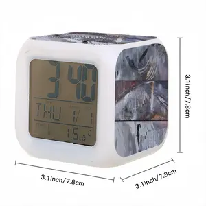 Rolled Dimensions Colorful Mood Clock