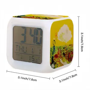 Back To The 30S Colorful Mood Clock