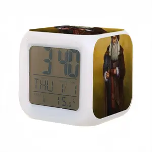 Rabbi From Old Krakow Colorful Mood Clock