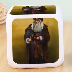 Rabbi From Old Krakow Colorful Mood Clock