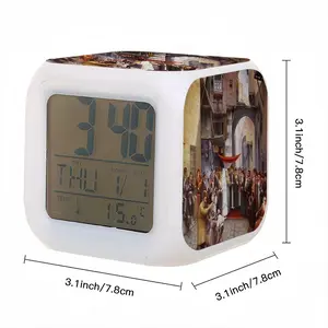 Jewish Wedding Colorful Mood Clock