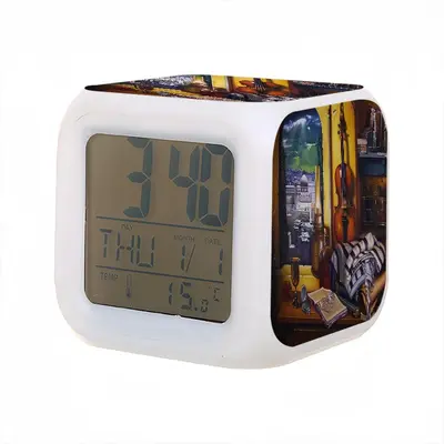 Old Jerusalem Sanset Colorful Mood Clock