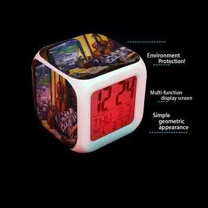 Old Jerusalem Sanset Colorful Mood Clock