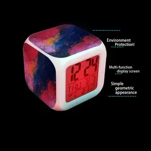 Sighs And Dizziness Colorful Mood Clock