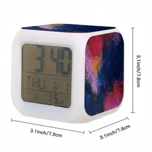 Sighs And Dizziness Colorful Mood Clock