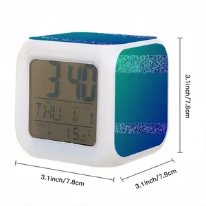 Blank Stare Colorful Mood Clock