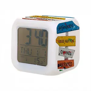 Villages Of Brands Colorful Mood Clock