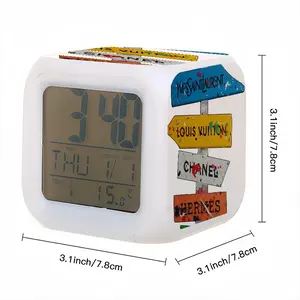 Villages Of Brands Colorful Mood Clock