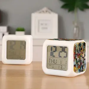 Postcard Colorful Mood Clock