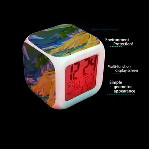 La Calanque Den Vau Colorful Mood Clock