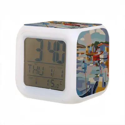 Sète La Pointe Courte Colorful Mood Clock