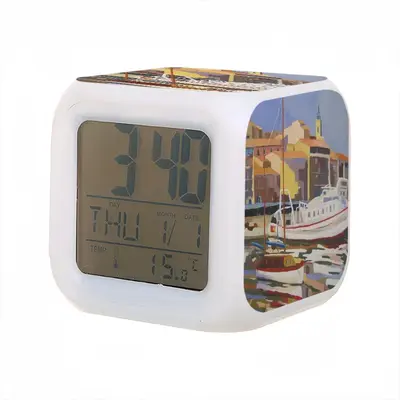 Sète The Navy Colorful Mood Clock