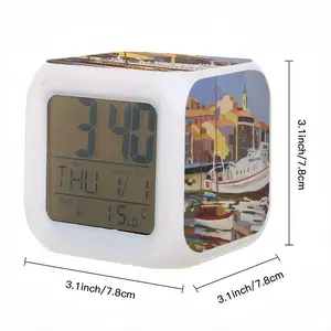 Sète The Navy Colorful Mood Clock