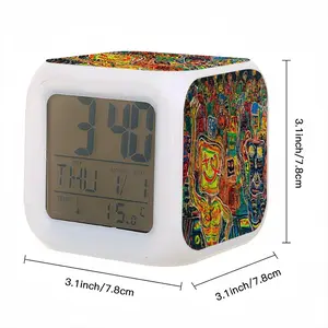 Together Colorful Mood Clock