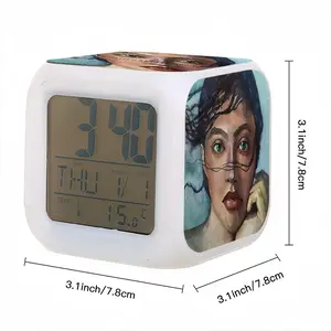 The Wind Colorful Mood Clock