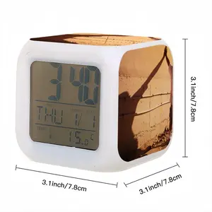 A Road Well Traveled Colorful Mood Clock