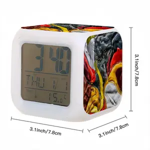 Monochromatic Not Colorful Mood Clock