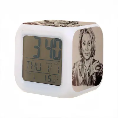 Nancy Pelosi Colorful Mood Clock