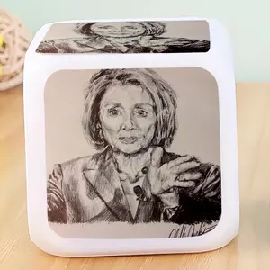 Nancy Pelosi Colorful Mood Clock