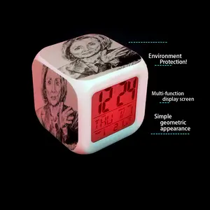 Nancy Pelosi Colorful Mood Clock