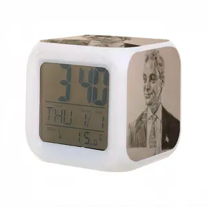 Mayor Rahm Emmanuel Colorful Mood Clock