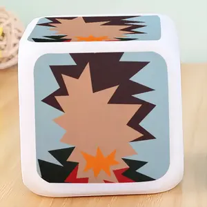 Orange Peel Colorful Mood Clock