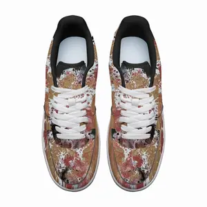 Men Hydrangea Gold Low Top Shoes