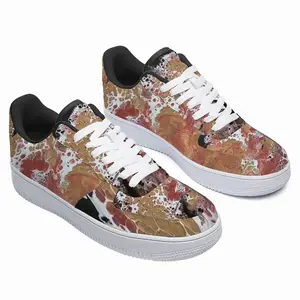 Men Hydrangea Gold Low Top Shoes