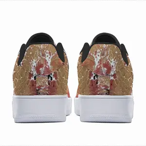 Men Hydrangea Gold Low Top Shoes