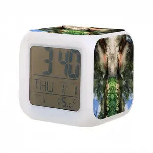 Canada Moose On The Loose Colorful Mood Clock