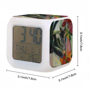 The Cat Cleopatra Colorful Mood Clock