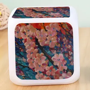 Apple Tree Blossom Colorful Mood Clock