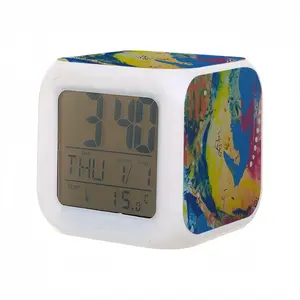 The Spaceship Colorful Mood Clock