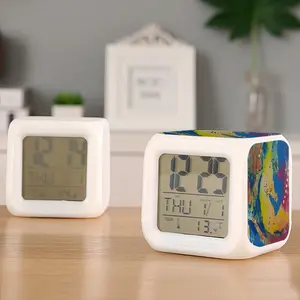 The Spaceship Colorful Mood Clock