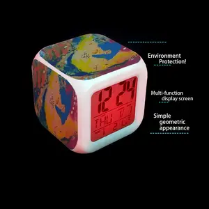 The Spaceship Colorful Mood Clock