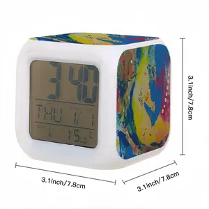 The Spaceship Colorful Mood Clock