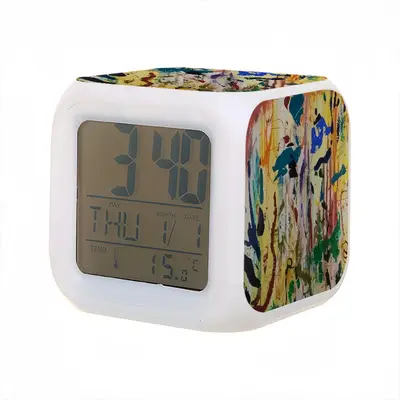 Mythological Garden Colorful Mood Clock