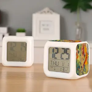 House Number Twelve Colorful Mood Clock