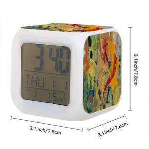 House Number Twelve Colorful Mood Clock