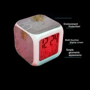 Rainy Day Colorful Mood Clock